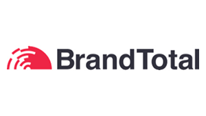 Brand Total Logo in Black on a White Background